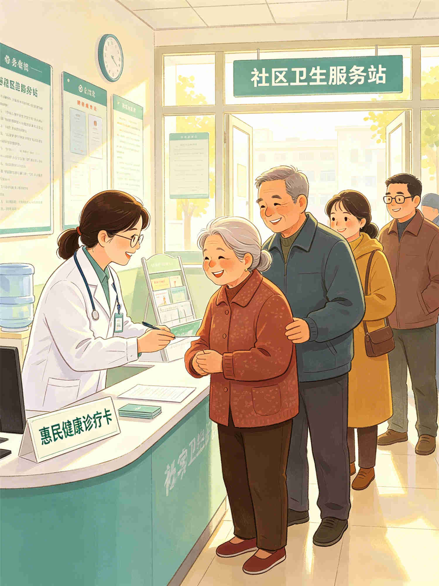 社区健康新守护：惠民诊疗卡，小支出大保障
